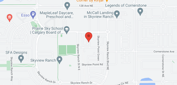 map of 29 Skyview Point Link NE